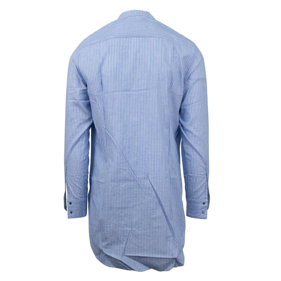 Malibu Mid Length Striped Shirt - Blue