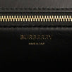 Grainy Leather 'TB' Monogram Medium Shoulder Bag - Black
