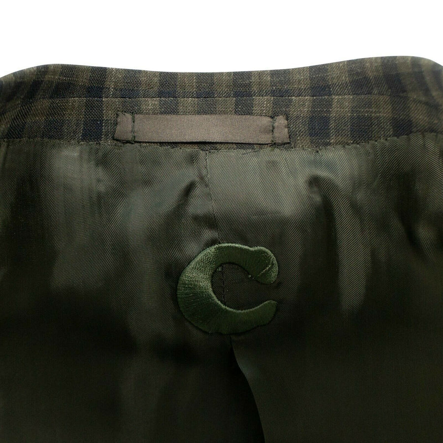 Drop 8 Check Two Button Wool Blend Sport Coat - Green