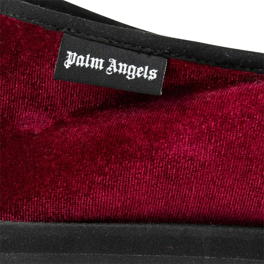 Palm Angels x Suicoke Velvet Studded Slippers - Wine