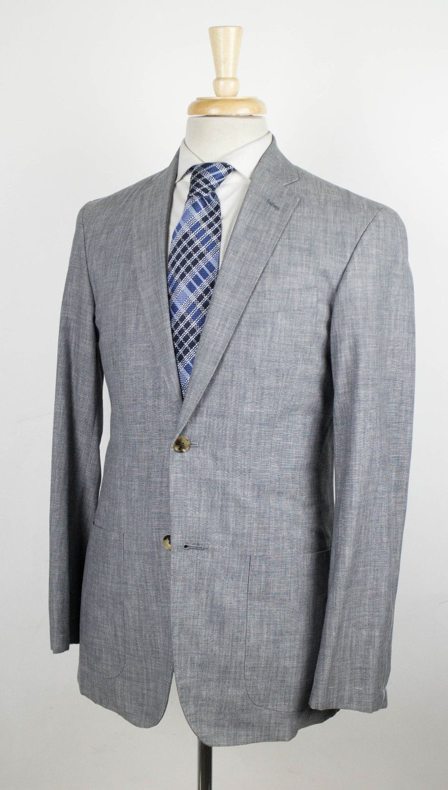 Martin Greenfield Indigo Denim Suit - Gray