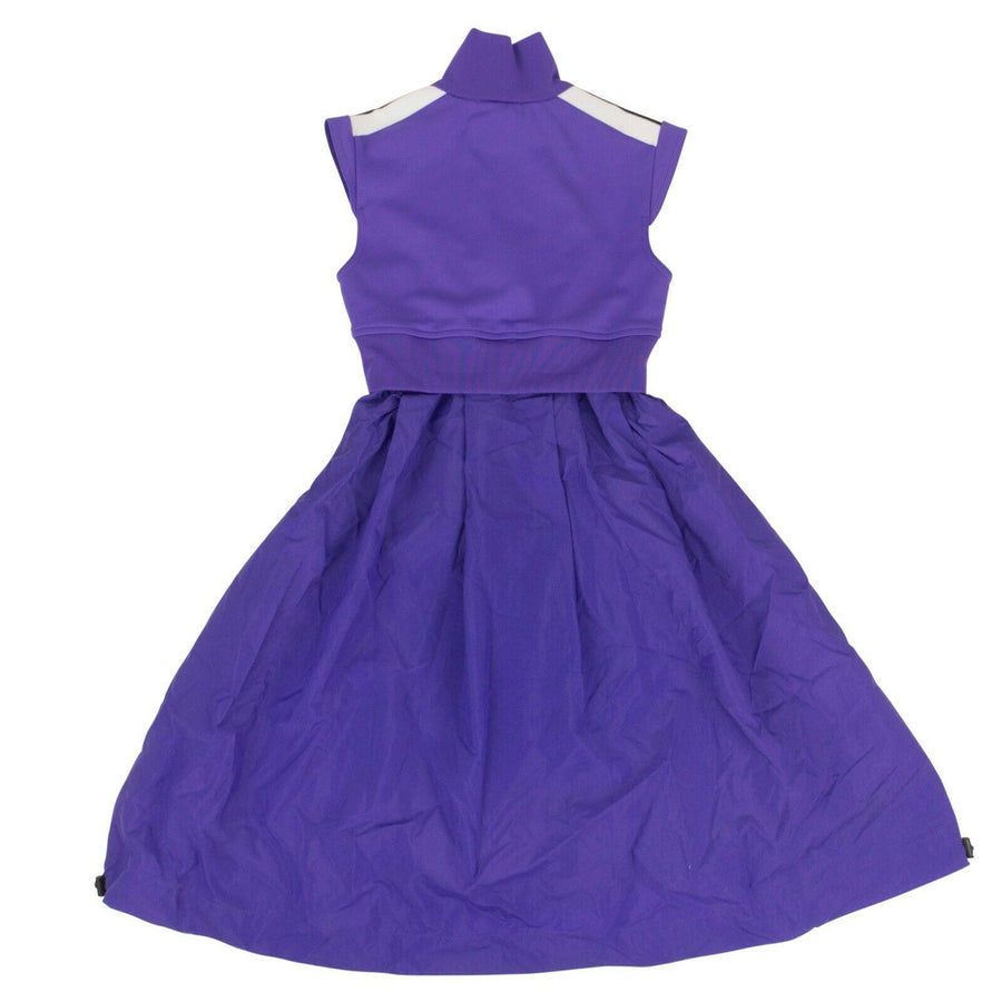 Mix Track Dress - Purple
