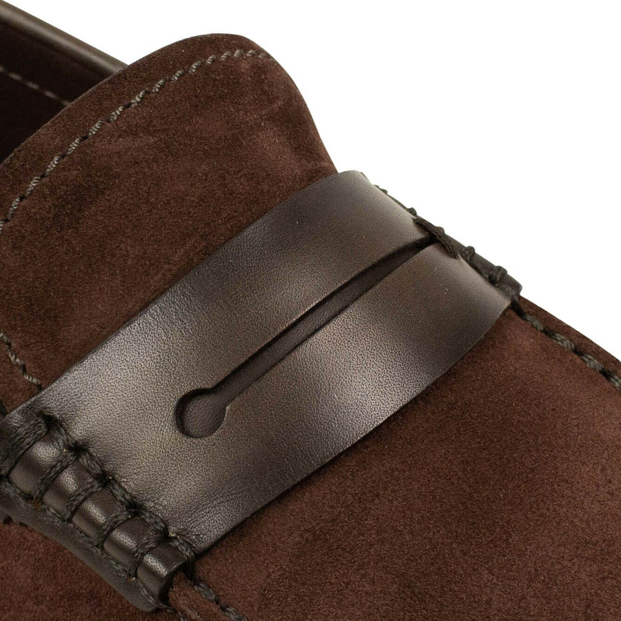 Suede Morris New Driver Shoe - Brown