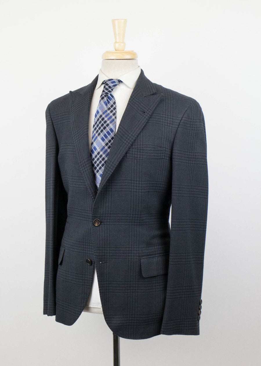 Wool Blend 3/2 Button Sport Coat - Gray