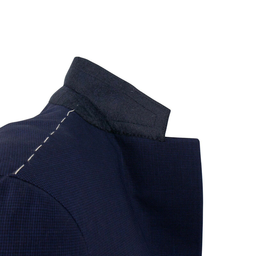 Drop 7 3 Roll 2 Button Wool Sport Coat - Navy Blue