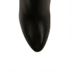 Leather Hongroise 85 Pumps Boots - Black