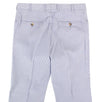 Blue Pinstripe Cotton Blend Dress Pants