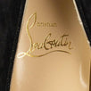 'Souriceau' 85mm Velvet Pumps Heels - Black