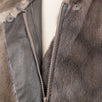 Mink Fur W/ Leather Jacket - Taupe Gray
