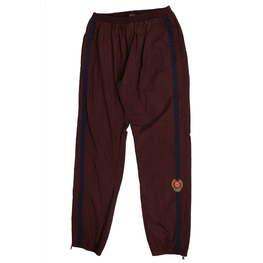 Season 5 Striped Track Pants - Bugundy