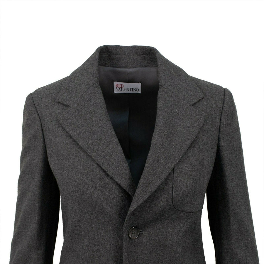 Wool Tailored Blazer - Gray