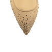 Follies Strass 70mm Mesh Pumps - Shimmery Gold