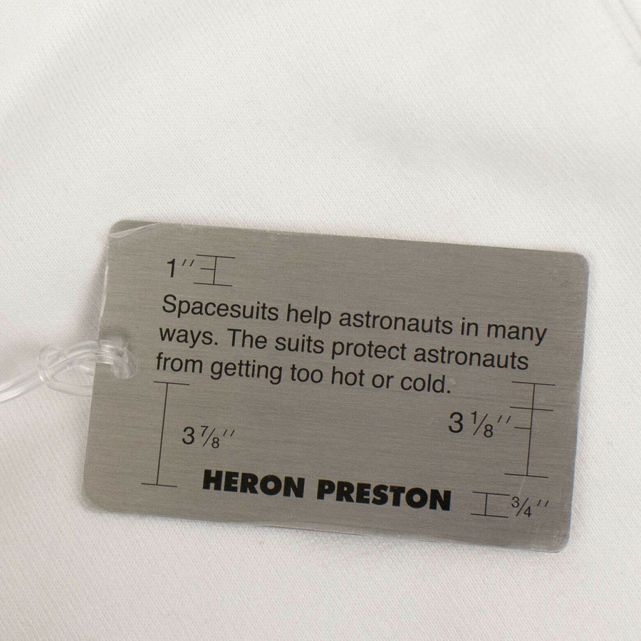 Cotton NASA Slogan Hoodie- White