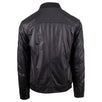 Leather Reversible Bomber Jacket - Brown