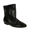 Discesa Leather Platform Ankle Boots - Black