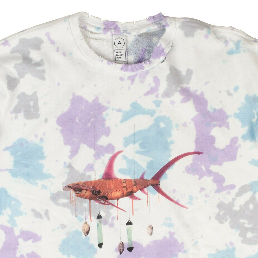 Tie Dye Ashley Bickerton Perfect Pullover Sweatshirt - Multi