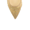 'Follies Strass' Mesh Flats - Gold