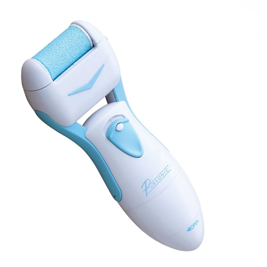 Pursonic Battery Operated Callus Remover, Foot Spa And Foot Smoother With 2 Cartridge Rollers