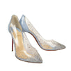 Degrastrass Pvc 100mm Crystal Pumps - Clear / Powder Blue