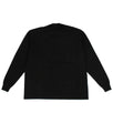 Cotton Back Print Long Sleeve T-Shirt - Black