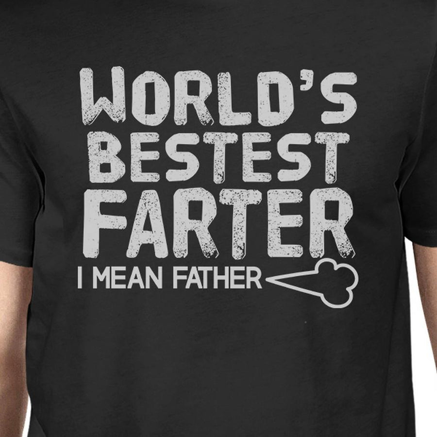 World's Bestest Farter Men's Funny T-Shirt For Dad Birthday Gifts
