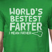 World's Bestest Farter Mens Green Round Neck T-Shirt Humorous Gifts