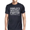 World's Bestest Farter Men's Navy Funny Fathers Day Gift T-Shirt