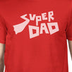 Super Dad Men's Red Graphic Design T Shirt Best Dad Gifts For Him