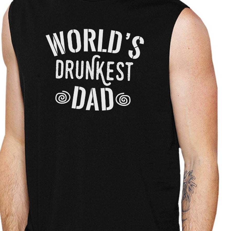 World's Bestest Farter Men's Black Funny Design Muscle Tank Top