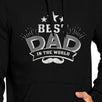 Best Dad In The World Unisex Black Vintage Style Hoodie For Dad