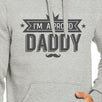 I'm A Proud Daddy Unisex Grey Vintage Design Hoodie Gift For Him