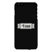 #1 Dad Black Phone Case