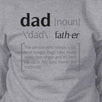 Dad Noun Grey Unisex Funny Design Sweatshirt For Fathers Day Gifts