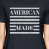 American Made Womens Navy Short Sleeve T-Shirt For Fourth of July