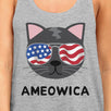 Ameowica Funny 4th Of July Decorative Tanks Gift For Cat Owners