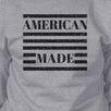 American Made Unisex Grey Graphic Sweatshirt For Fourth Of July