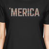 'Merica Unique 4th Of July Design T-Shirt For Women Tribal Pattern