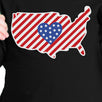American Flag Pattern USA Map Cute Infant T-Shirt For Baby Shower