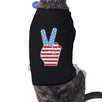 American Flag Pets Shirt Black 4th Of July Small Dog Owners Gifts