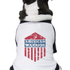 American Warrior Pet Baseball Jersey Cute 4th Of July For Small Pet