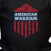 American Warrior Black Cute 4th Of July Black Baby Snap On Bodysuit