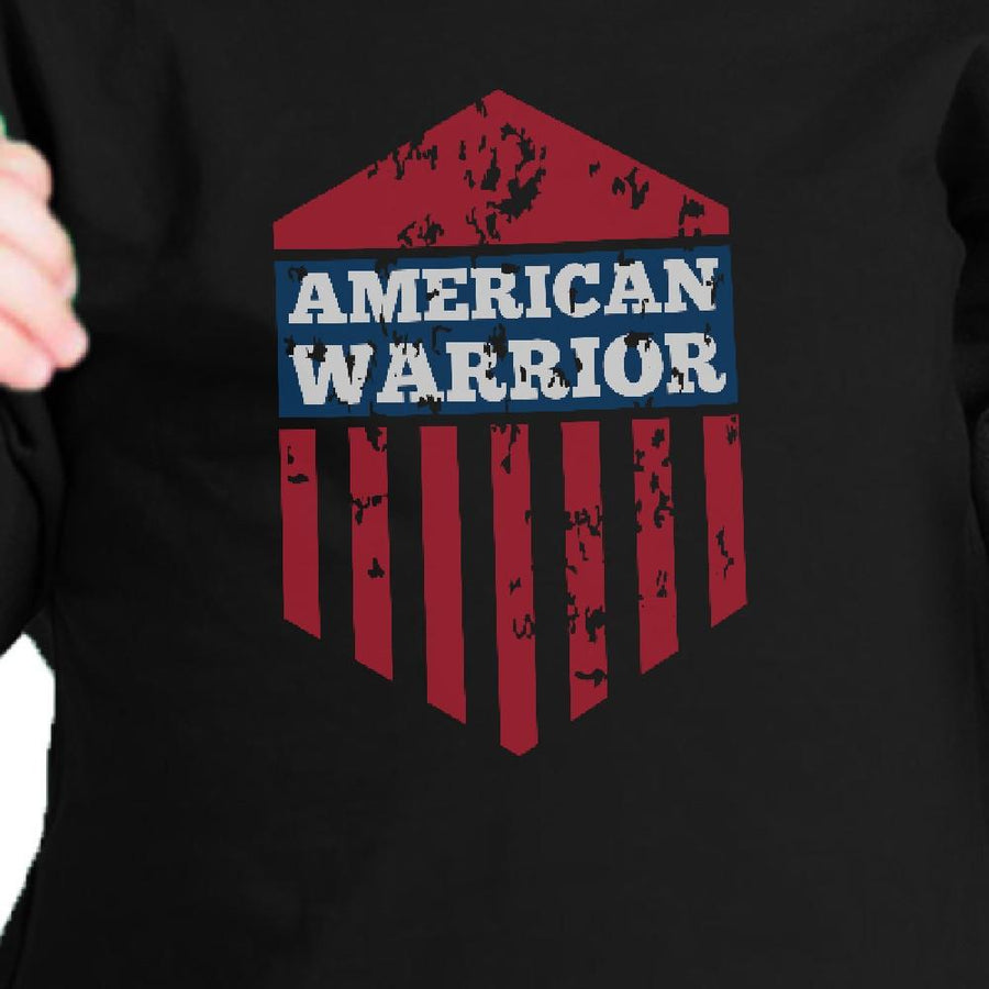 American Warrior Cute 4th Of July Black Infant Graphic Tee Cotton