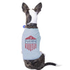 American Warrior Sky Blue 4th Of July Small Pets Tee Shirt Cotton