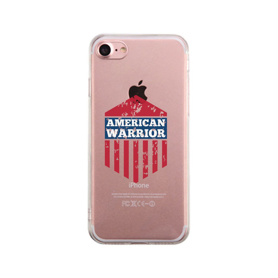 American Warrior Clear Phone Case