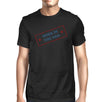 Born In The USA American Flag Shirt Mens Black Graphic Tee Shirt