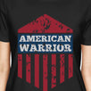 American Warrior Tee Womens Black Cotton Tshirt American Flag Shirt