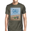 California Beach Sunglasses Real Photo Mens Crewneck Summer Tee