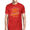 Authentic Summer Surfing California Mens Red Shirt