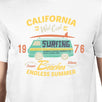 California Beaches Endless Summer Mens White Shirt