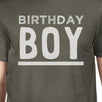 Birthday Boy Mens Dark Grey Shirt